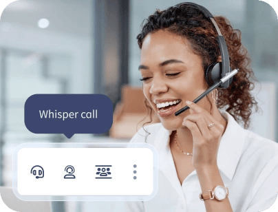 Coach Agents on Live Calls with Whisper, Barge, Listen