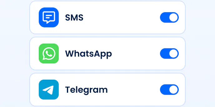 OTP Delivery Options